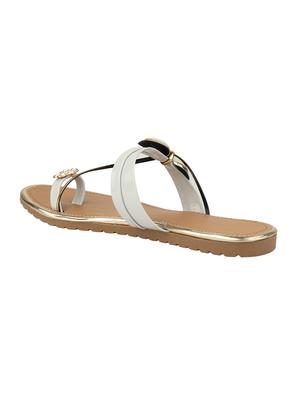 white one toe sandals - 16128834 - Standard Image - 3