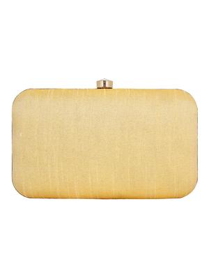 beige metal box clutch - 16128900 - Standard Image - 2