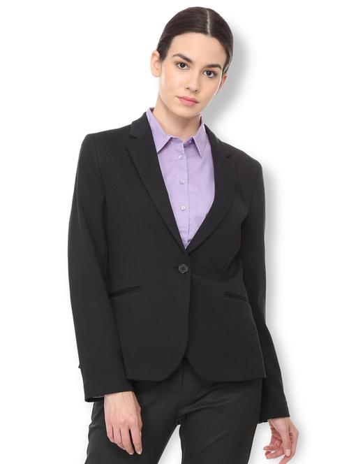 back slit formal blazer - 16129033 - Standard Image - 1