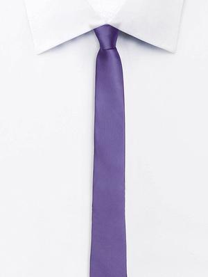 purple silk tie - 16129401 - Standard Image - 2