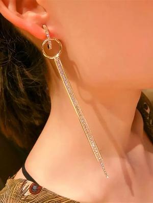 gold hoop earring - 16129415 - Standard Image - 3