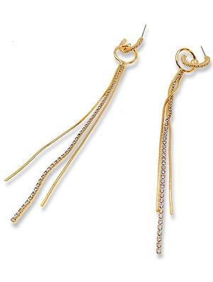 gold hoop earring - 16129416 - Standard Image - 3