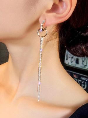 gold hoop earring - 16129416 - Standard Image - 5