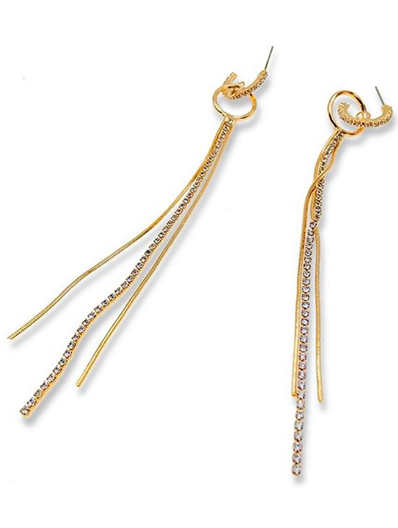 gold hoop earring - 16129416 - Zoom Image - 3