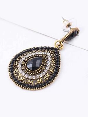 black drop earring - 16129420 - Standard Image - 4