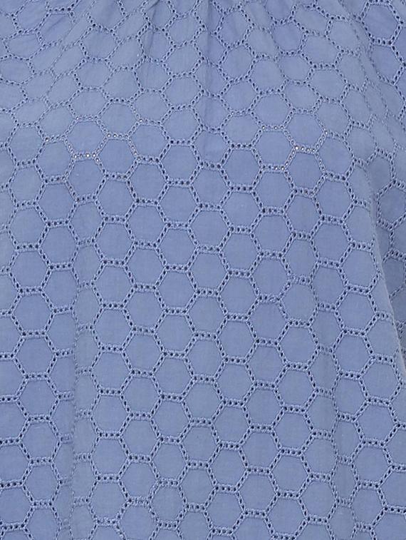 gathered neck textured top - 16129814 - Zoom Image - 4