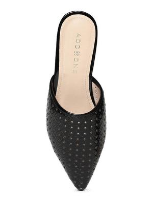black pu mules sandals - 16129844 - Standard Image - 4