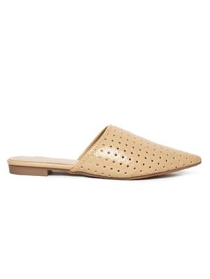 nude pu mules sandals - 16129845 - Standard Image - 2