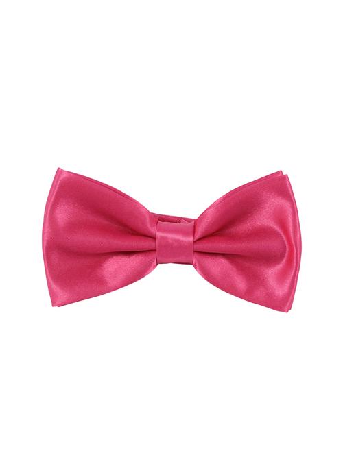pink polyester bow tie - 16130621 - Standard Image - 1