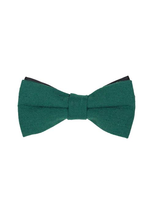 green cotton bow tie - 16130764 - Standard Image - 1