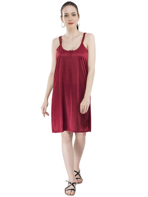 cami neck bow detail nighty - 16130769 - Standard Image - 1