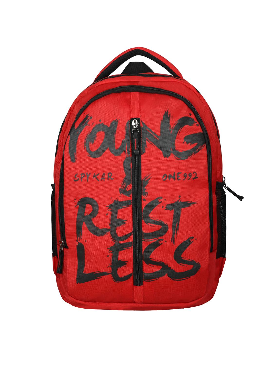 red polyester backpack - 16130894 - Zoom Image - 1