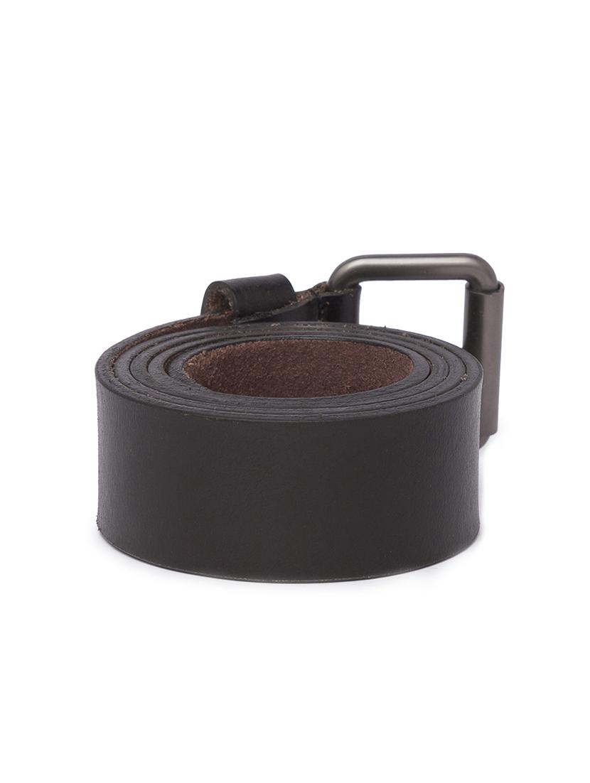 brown leather belt - 16130907 - Zoom Image - 3