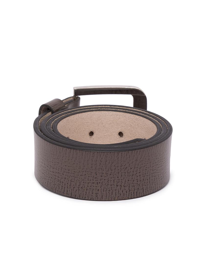brown leather belt - 16130947 - Zoom Image - 3