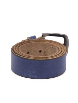 blue leather belt - 16130952 - Standard Image - 3