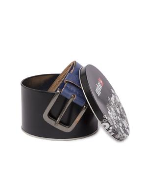 blue leather belt - 16130952 - Standard Image - 4