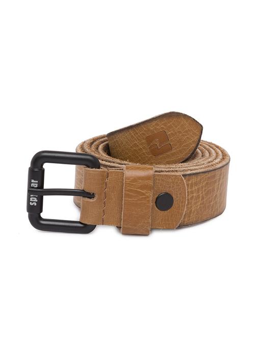 brown leather belt - 16130954 - Standard Image - 1