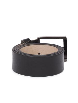 black leather belt - 16130955 - Standard Image - 3
