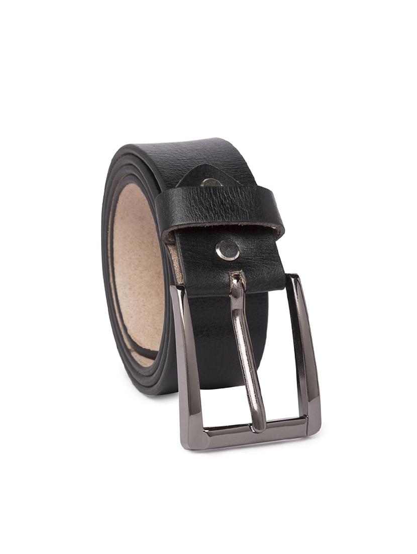 black leather belt - 16130955 - Zoom Image - 2