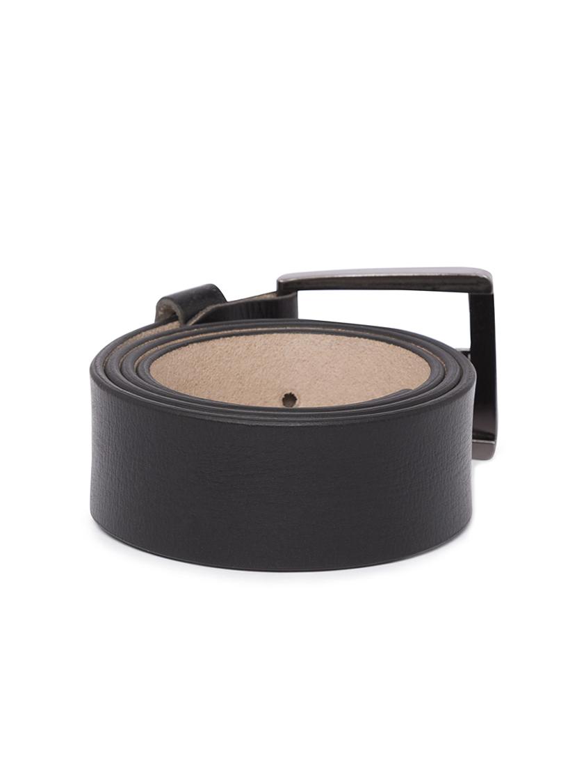 black leather belt - 16130955 - Zoom Image - 3