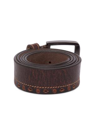 brown leather belt - 16130959 - Standard Image - 3