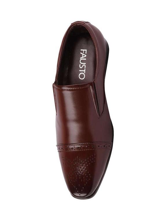 brown pu slip on ons - 16131025 - Zoom Image - 3