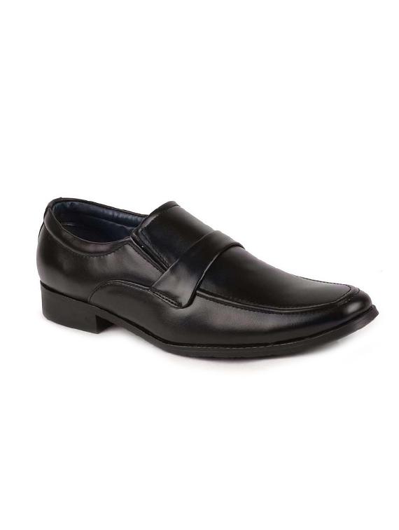 black pu slip on ons - 16131027 - Zoom Image - 1