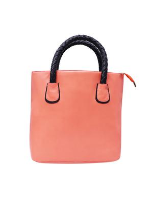 pink leatherette (pu) regular satchel - 16131951 - Standard Image - 2