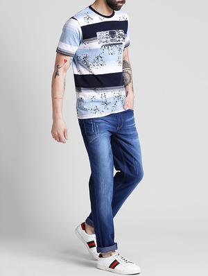 blue heavy washed jeans - 16132530 - Standard Image - 4