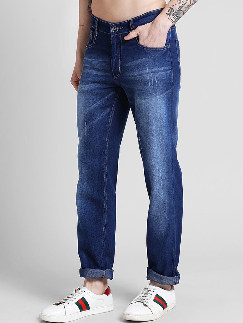 blue heavy washed jeans - 16132530 - Zoom Image - 2
