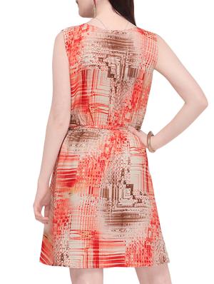 tie knot abstract a-line dress - 16133872 - Standard Image - 3