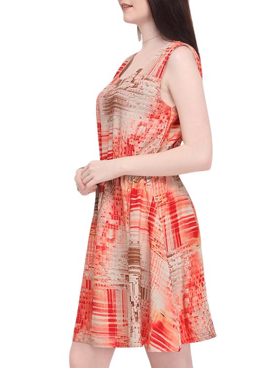 tie knot abstract a-line dress - 16133872 - Zoom Image - 2