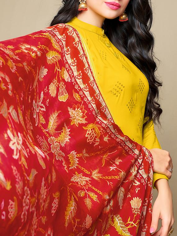 embroidered unstitched suit - 16134196 - Zoom Image - 2