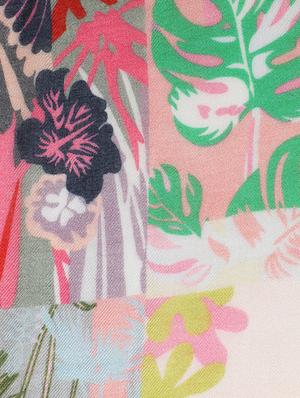 pink modal silk stole - 16134420 - Standard Image - 2