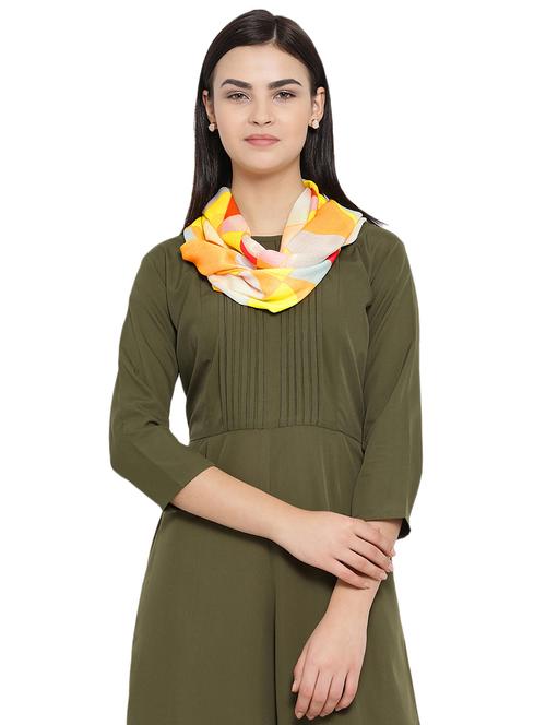 multi colored modal silk stole - 16134444 - Standard Image - 1