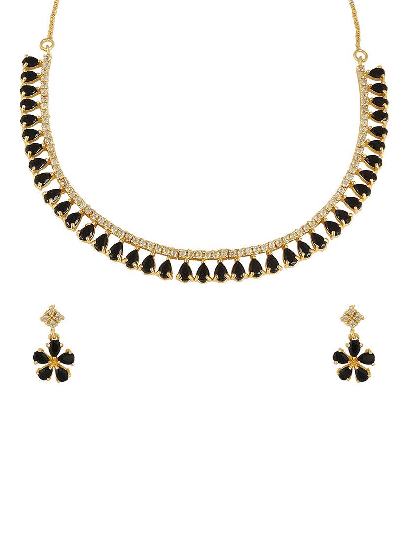 black brass choker necklace - 16134490 - Zoom Image - 1