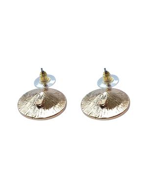 red metal studs earring - 16134574 - Standard Image - 2