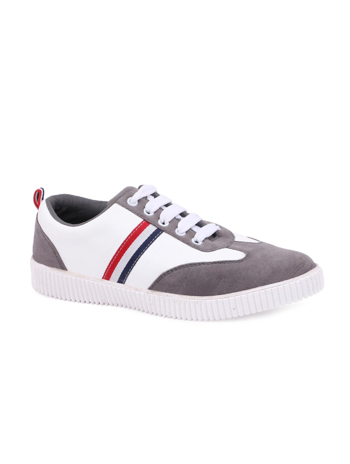 grey suede lace up sneakers - 16134934 - Zoom Image - 1