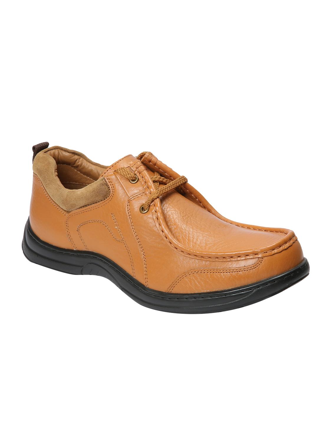 red chief tan leather lace-up shoes - 16135033 - Zoom Image - 1