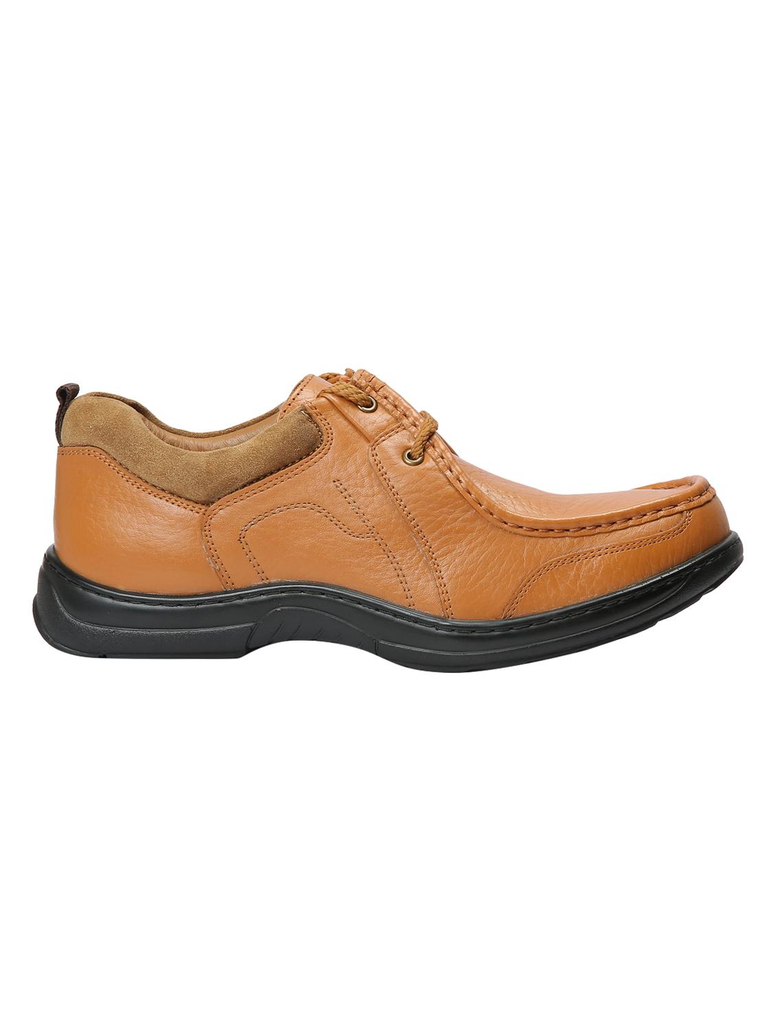red chief tan leather lace-up shoes - 16135033 - Zoom Image - 2