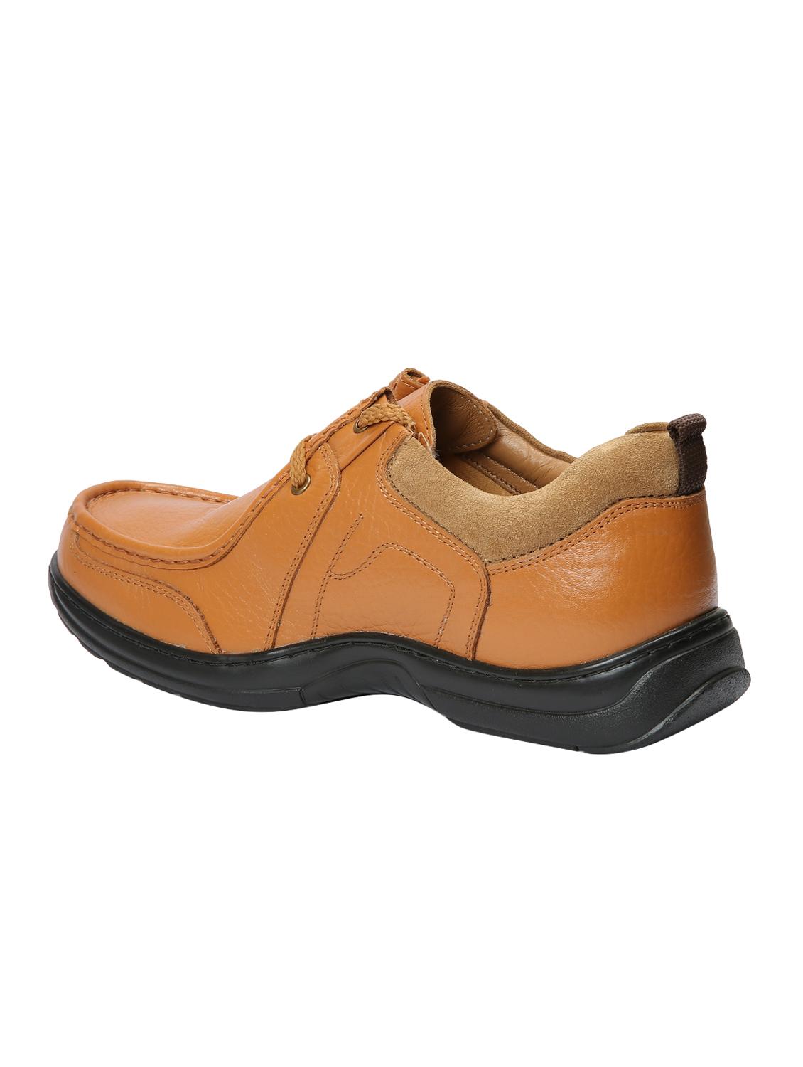 red chief tan leather lace-up shoes - 16135033 - Zoom Image - 3