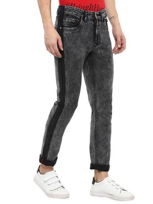 grey cotton light washed jeans - 16135112 - Standard Image - 2