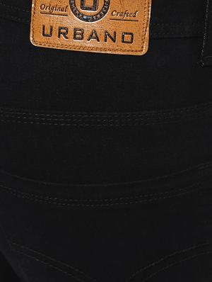 black solid plain jeans - 16135123 - Standard Image - 5