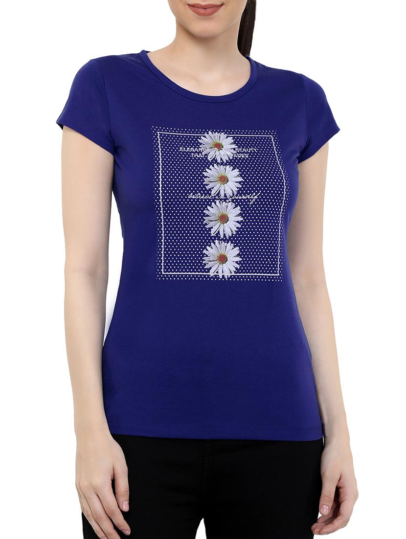 short sleeved graphic print tee - 16135604 - Zoom Image - 1