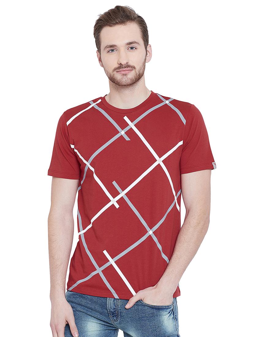 red cotton t-shirt - 16135631 - Zoom Image - 1
