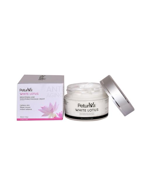 petunia white lotus massage cream - 16135708 - Standard Image - 1