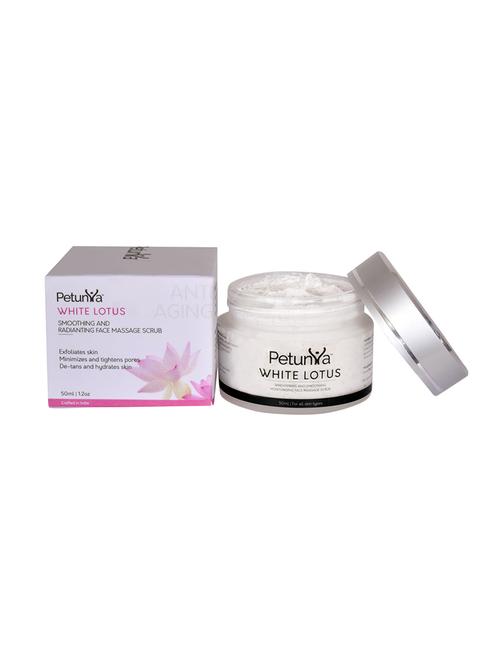 petunia white lotus massage scrub - 16135712 - Standard Image - 1