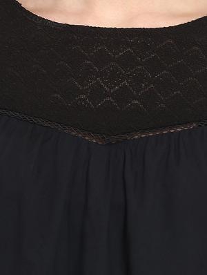 lace panel gather detail tunic - 16136108 - Standard Image - 5