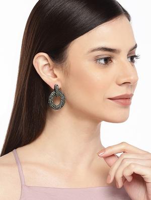 black drop earring - 16136718 - Standard Image - 3