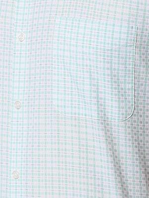 blue checkered formal shirt - 16137440 - Standard Image - 5